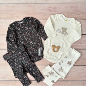 بادی شلوار نوزادی برند H&M - کد BBSH1001